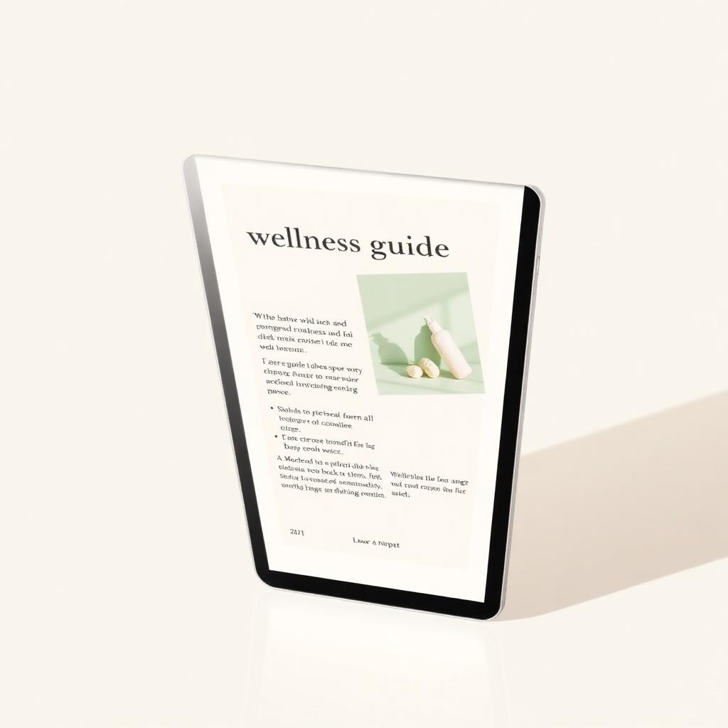 Digital Wellness Bundle on Tablet